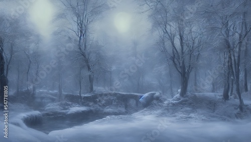 A fairy-tale winter forest © Korney