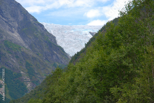  Jostedalsbreen glacier. Jostedalsbreen National Park  Norway  Scandinavia.