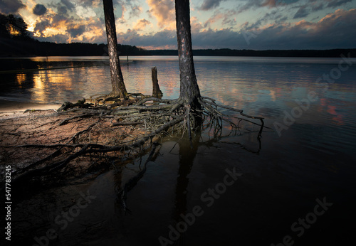 Sunset at a North Carolina Lake © Guy Sagi