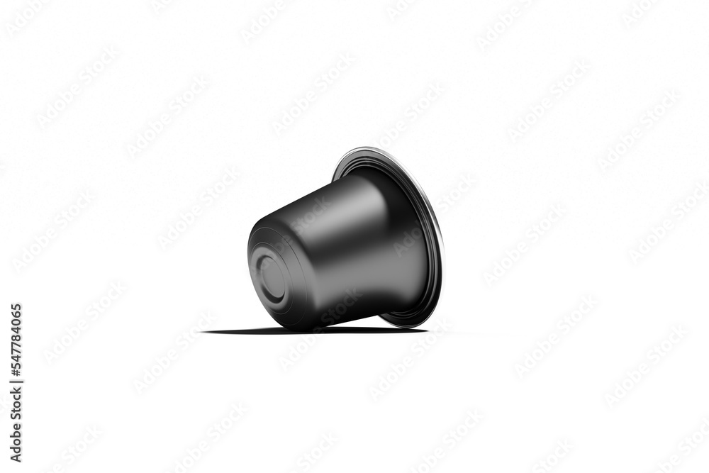 Transparent coffee capsule for background. 3D Render Transparent coffee capsule for background. 3D Render