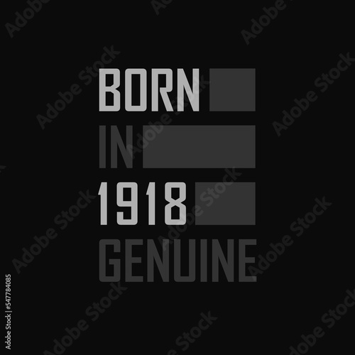 Born in 1918, Genuine. Birthday gift for 1918