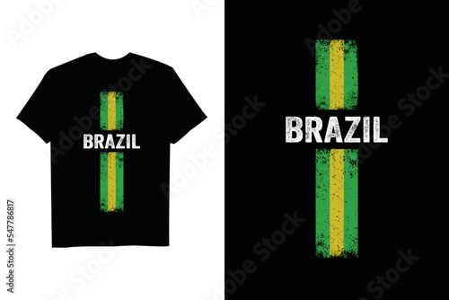  Brazil Flag Soccer Football Jersey 2022 Flag T-Shirt