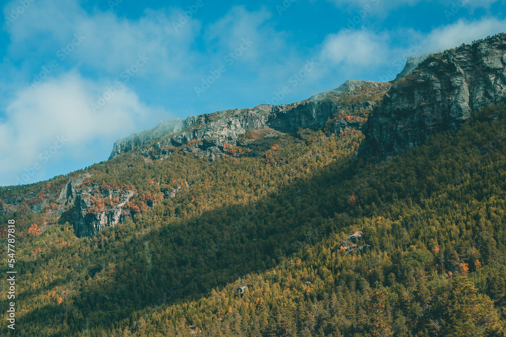 Landscape in the mountains in Norway