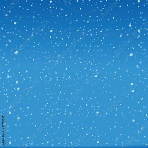 blue christmas background with snowflakes