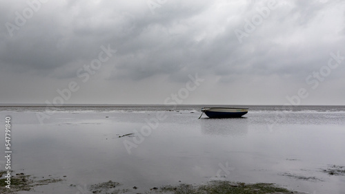 Boat in the Wadden Sea