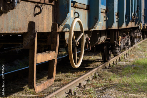 RAILROAD - Wagons for the transport of coal and other minerals
 photo