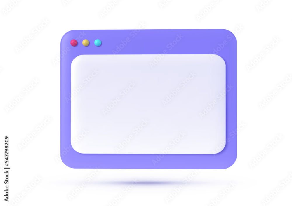 Flat 3D http for site design. 3d website template. Web page template. Computer interface. 3d render. Vector illustration Flat 3D http for site design. 3d website template. Web page template. Computer interface. 3d render. Vector illustration