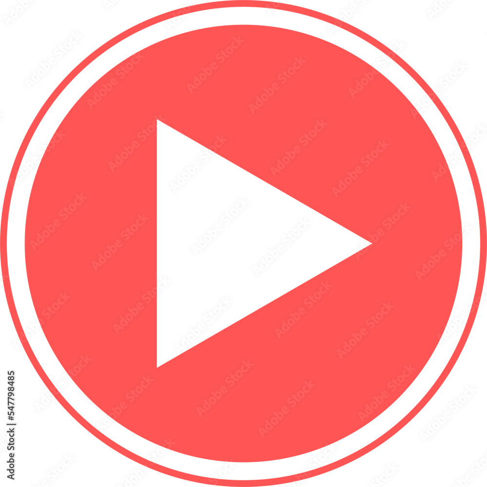 Play icon, play button, start button Play icon, play button, start button