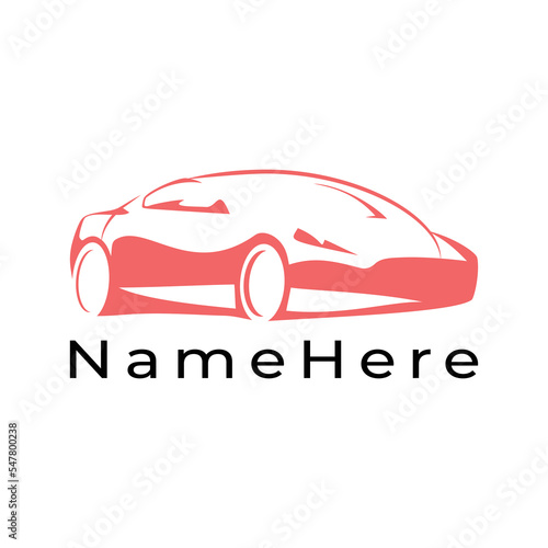 car logo vector icon with a white background