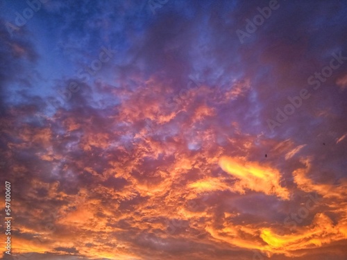 sunset in the sky © Natan
