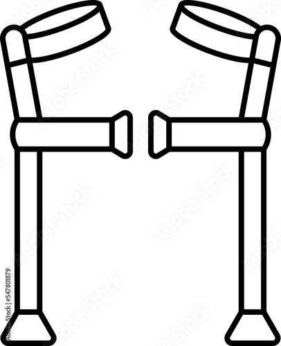 crutches  icon