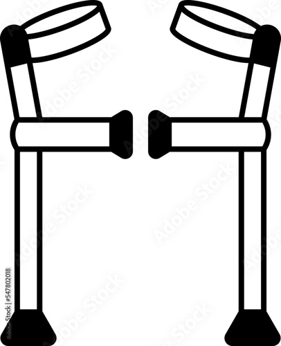 crutches  icon