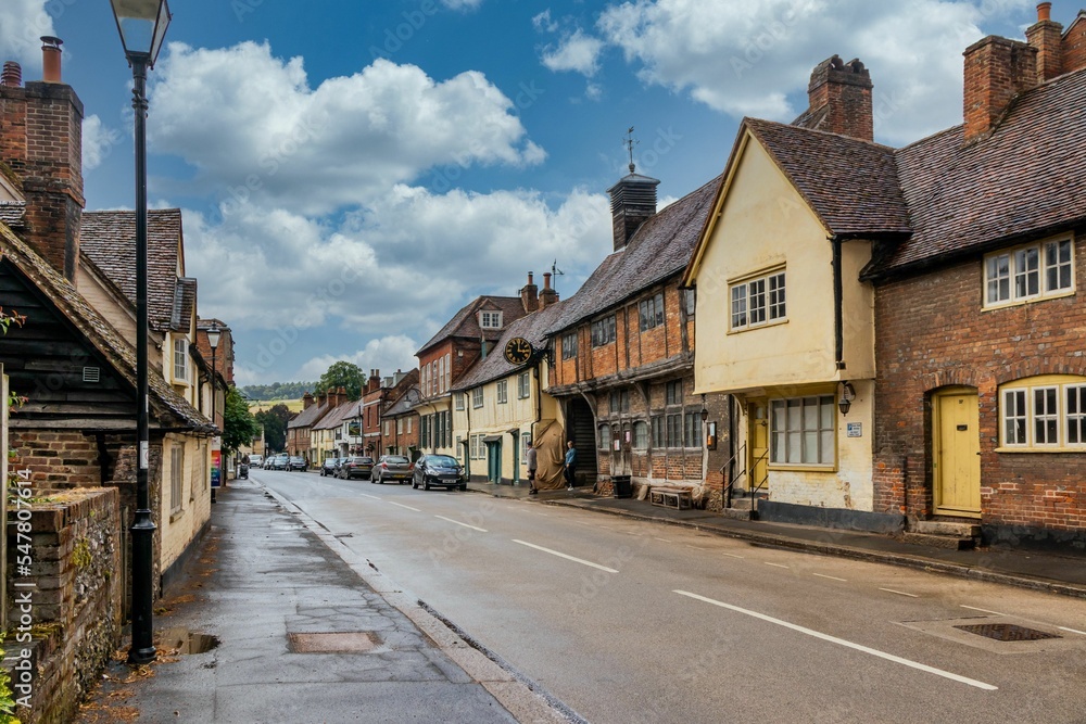 HIgh Street, West Wycombe, Buckinghamshire, England. UK HIgh Street, West Wycombe, Buckinghamshire, England. UK