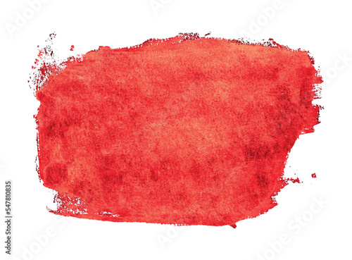 Red label watercolor background design. vector illustration. hand paint texture, isolated, watercolor textured backdrop, watercolor drop, notebook label