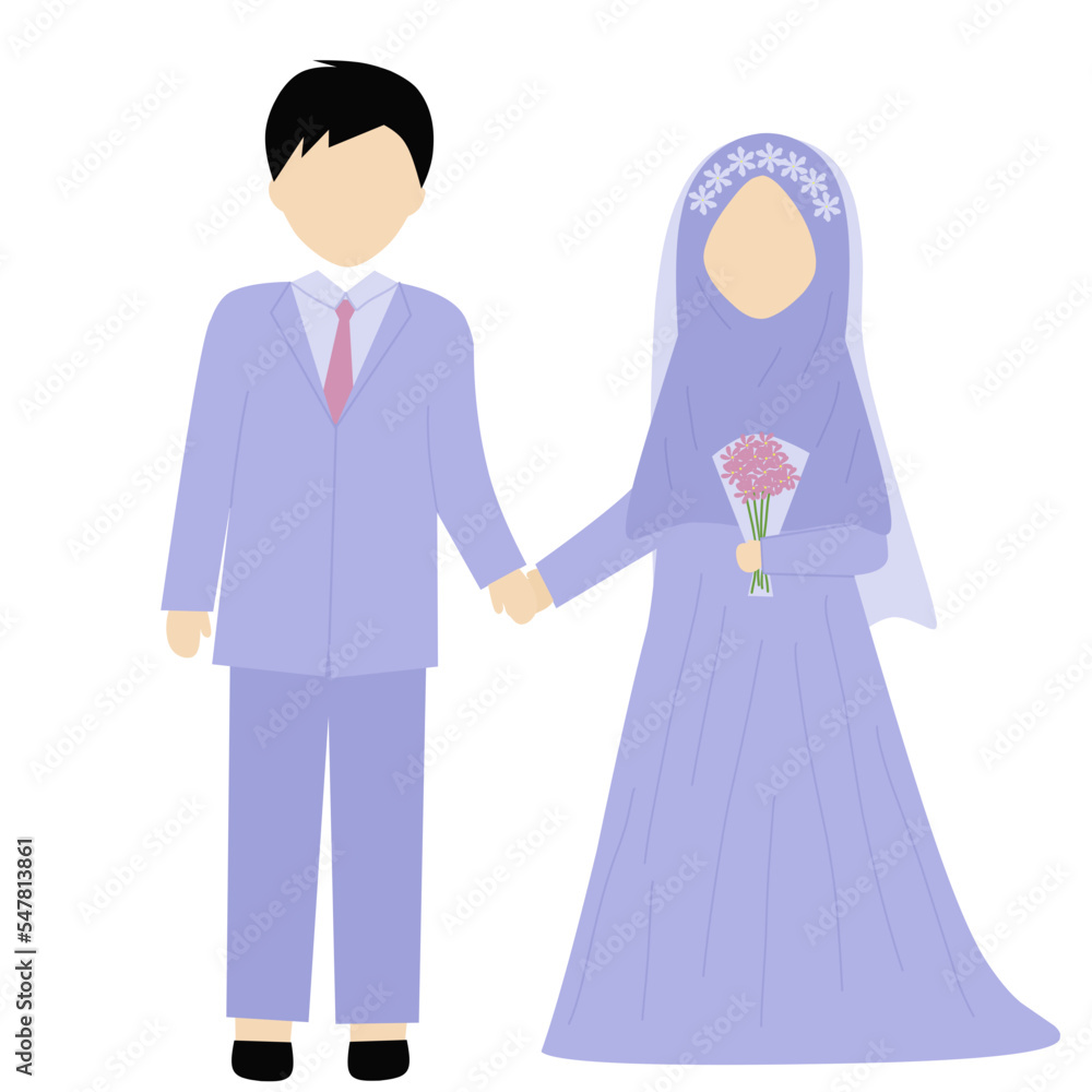 Muslim Wedding Couple Muslim Wedding Couple