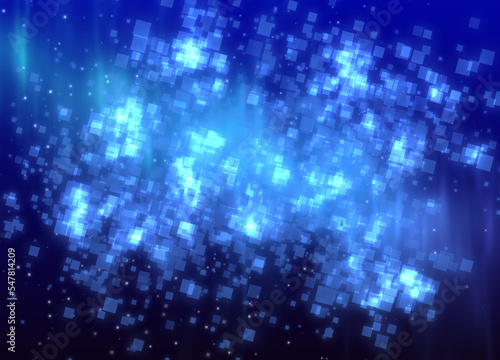 Abstract bright glitter blue background. elegant illustration © Smallroombigdream