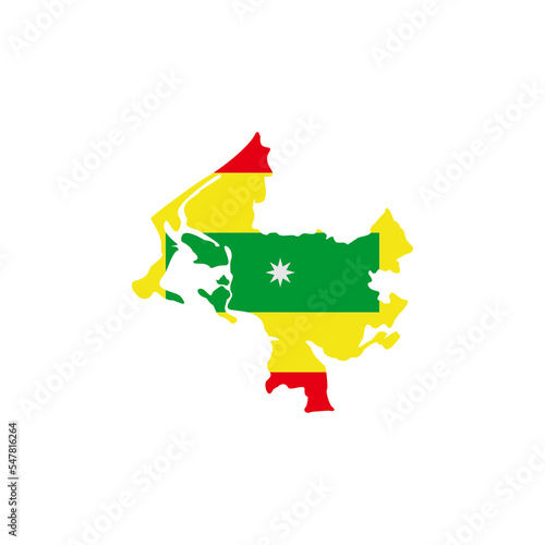 independence day of cartagena icon set vector sign symbol