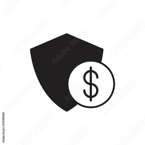 Security investment icon design. Social security payments metaphors. Family tax benefit, pension scheme, parental allowance. vector illustration