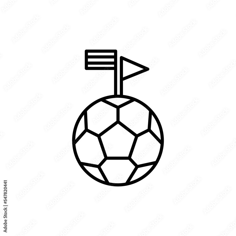 Obraz premium battle begin icon. outline icon