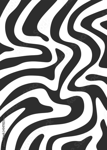 Abstract background with cute wavy line pattern. Seamless wavy lines pattern