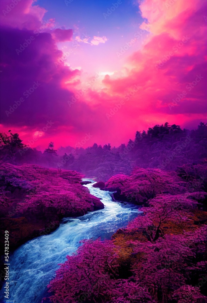 Fototapeta premium Purple Fantasy