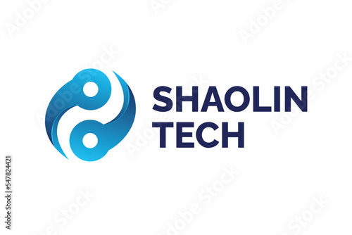 Yin Yang Technology Company Logo Design