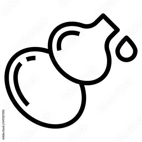 gourd outline icon