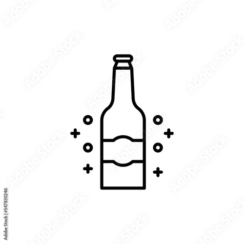 soda icon. outline icon