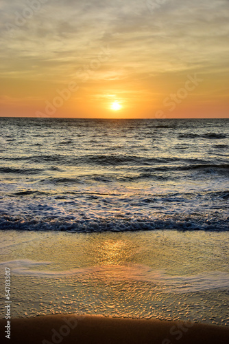 sunset at the beach