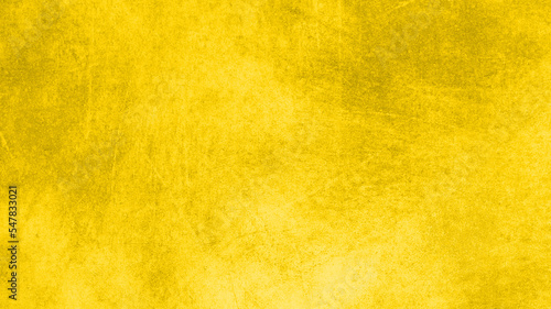 Yellow grunge cement wall, textured background
