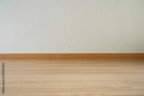 wooden floor and white wall, construction industry