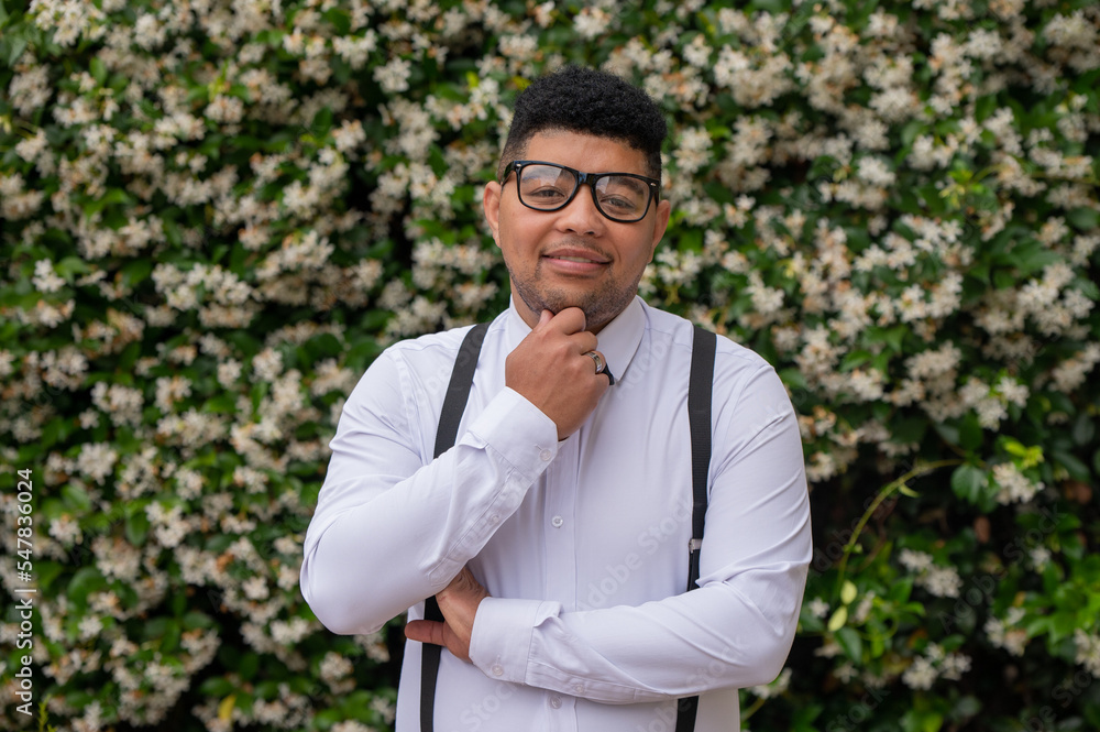 Portrait of smiling young man shot outdoors Portrait of smiling young man shot outdoors
