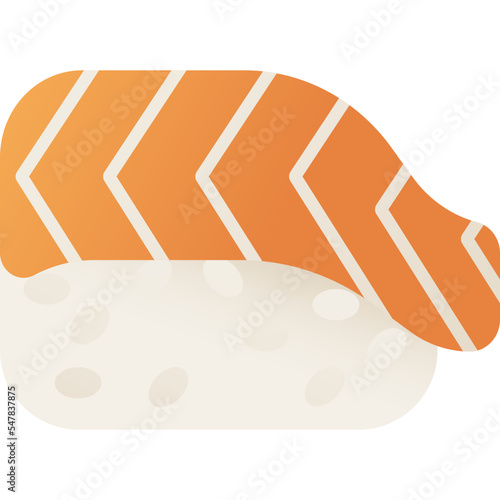 Sushi isolated on white background, illustration, icon, element