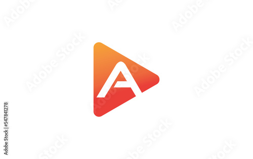 Free Download Play button icon vector and play button logo symbol with icon letter - GFXLoad