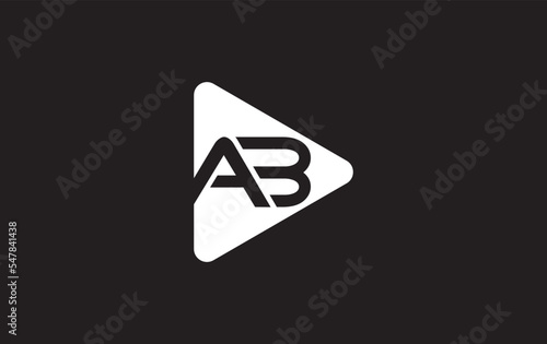 Free Download Play button icon vector and play button logo symbol with icon letter - GFXLoad