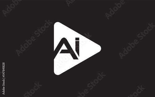 Free Download Play button icon vector and play button logo symbol with icon letter - GFXLoad