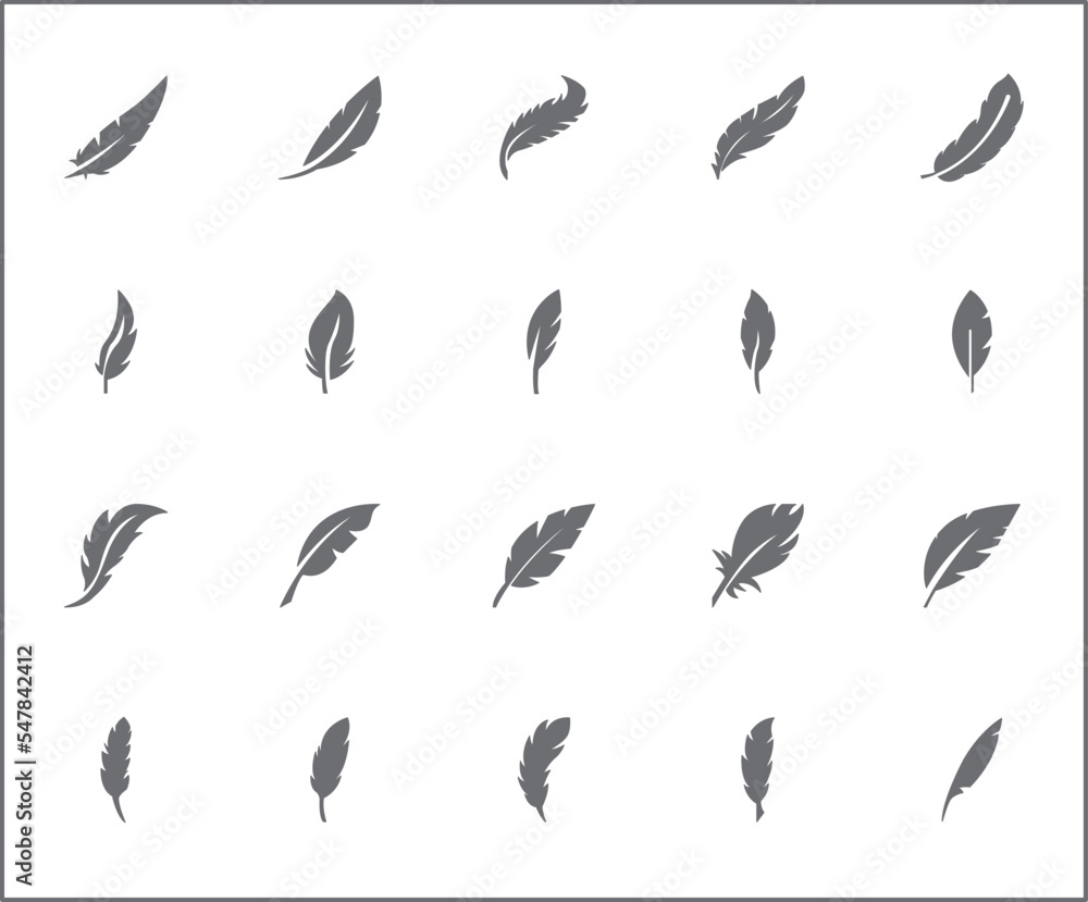 Simple Set of feather Related Vector Line Icons.
Vector collection of wing, pen, quill, floating, arrow and design elements symbols or logo elements in thin outline. Simple Set of feather Related Vector Line Icons.
Vector collection of wing, pen, quill, floating, arrow and design elements symbols or logo elements in thin outline.