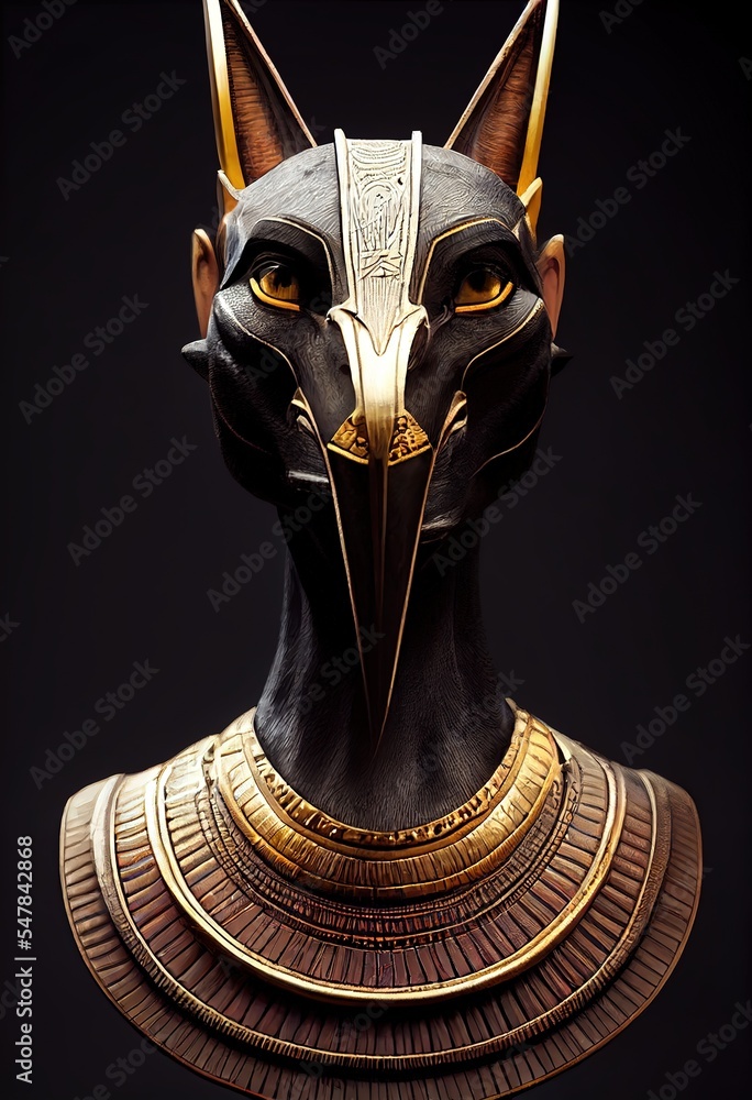 The Anubis animal for Egyptian god Seth Stock Illustration | Adobe Stock