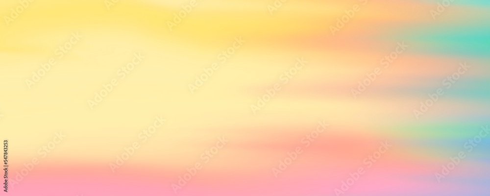 Soft bright sunset background template.