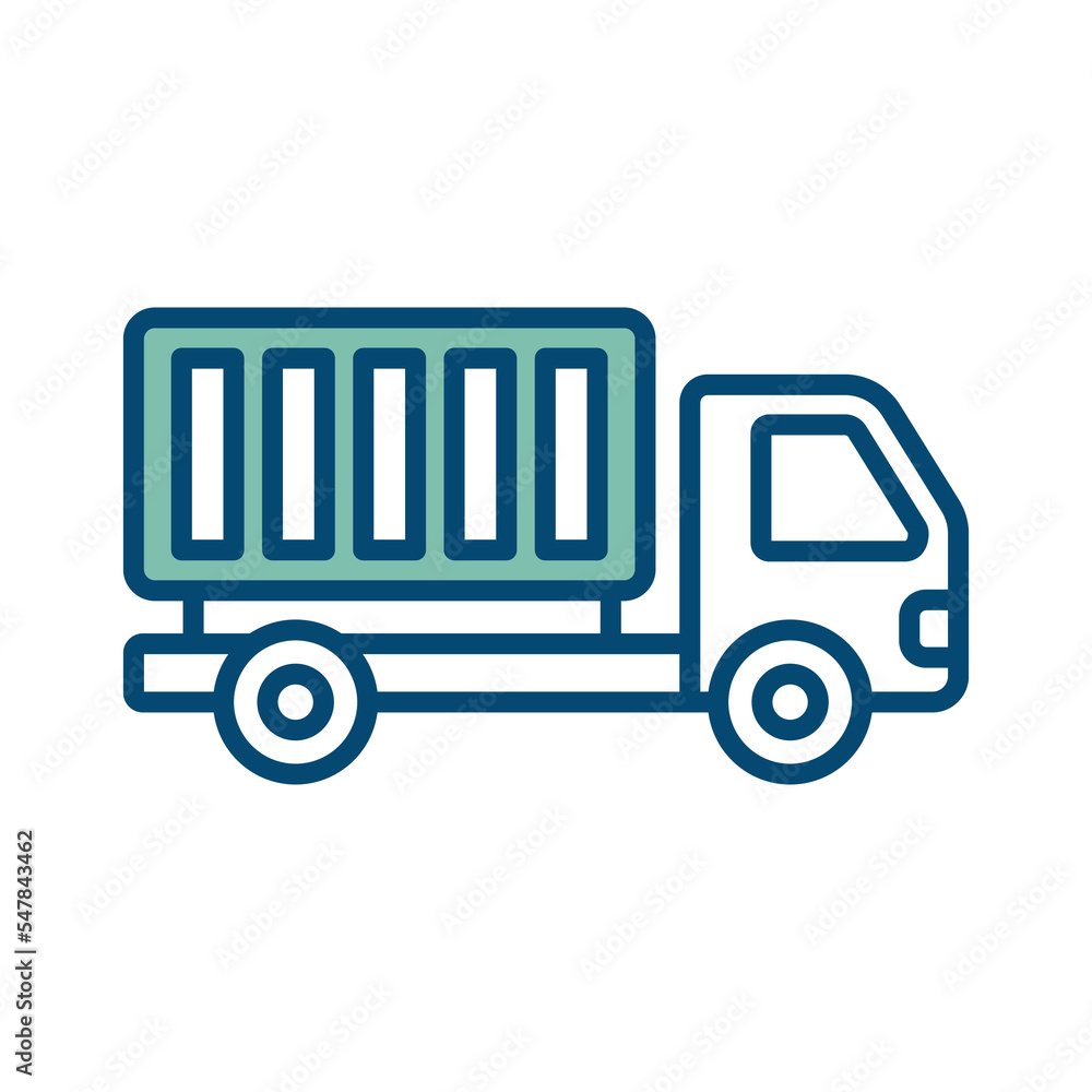 truck icon vector design template in white background