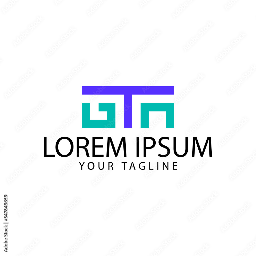 vector design elements for your company logo, letter gta logo. modern logo design, business corporate template. monogram logo. vector design elements for your company logo, letter gta logo. modern logo design, business corporate template. monogram logo.