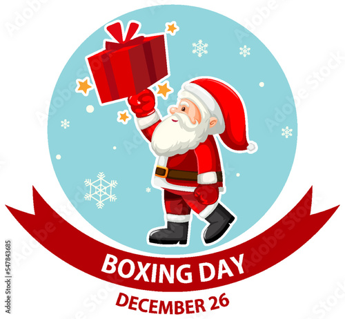 Boxing day banner design