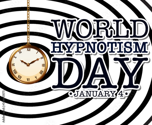 World hypnotism day January icon