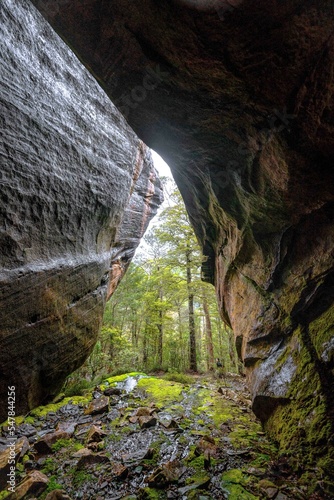 Rock formations in the western tiers of Tasmania