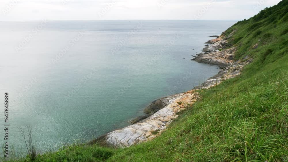 Scenic Seascape and rock in the daytime of Khao Laem Ya National Park, Rayong, Thailand Scenic Seascape and rock in the daytime of Khao Laem Ya National Park, Rayong, Thailand