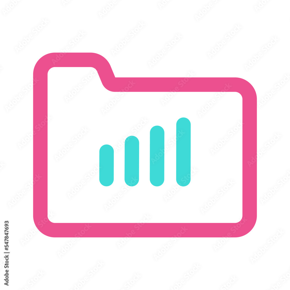 Folder Icon Two Tone Color Style Folder Icon Two Tone Color Style