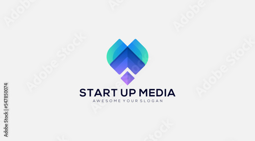 Smart Media Logo design vector icon template Free Download Smart Media Logo design vector icon template - GFXLoad