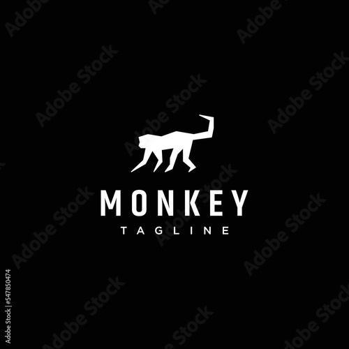 Monkey logo icon design template
