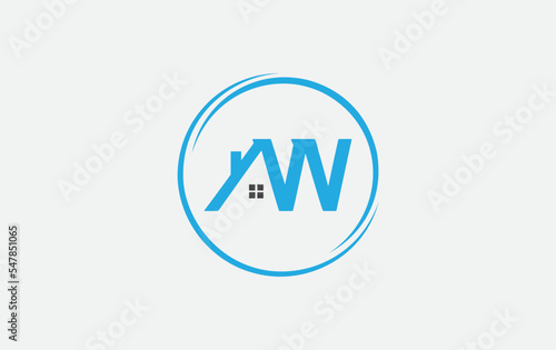 Free Download Real estate logo design circle icon and real estate symbol vector and flat house window circle monogram vector - GFXLoad