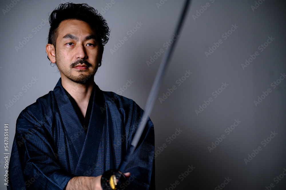 image-of-a-cool-japanese-samurai-with-a-sword-stock-photo-adobe-stock